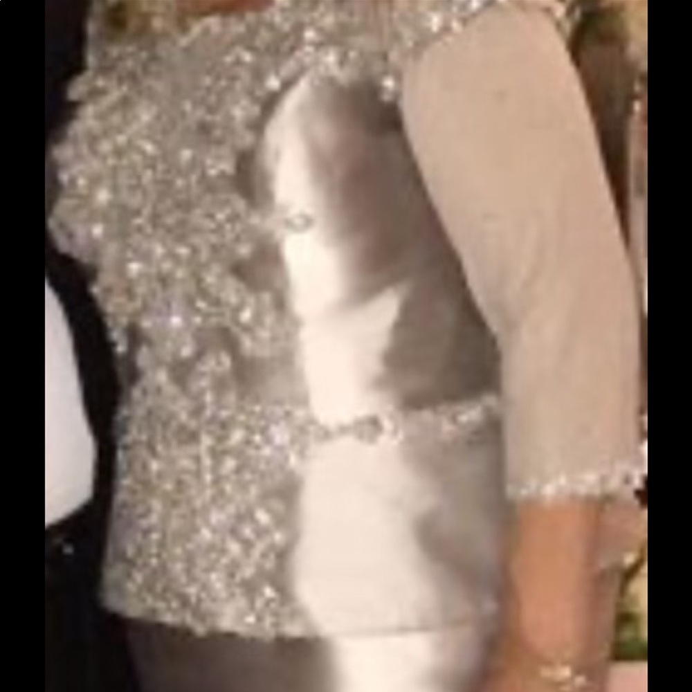 Silver dress
